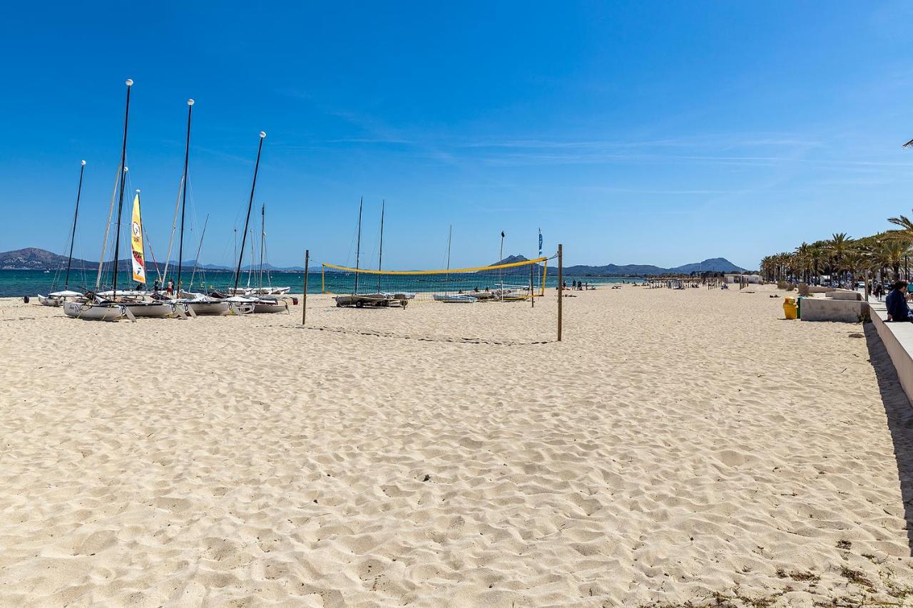 La Gola Apartment, First-Line Beachfront, Newly Refurbished Port de Pollença Zewnętrze zdjęcie